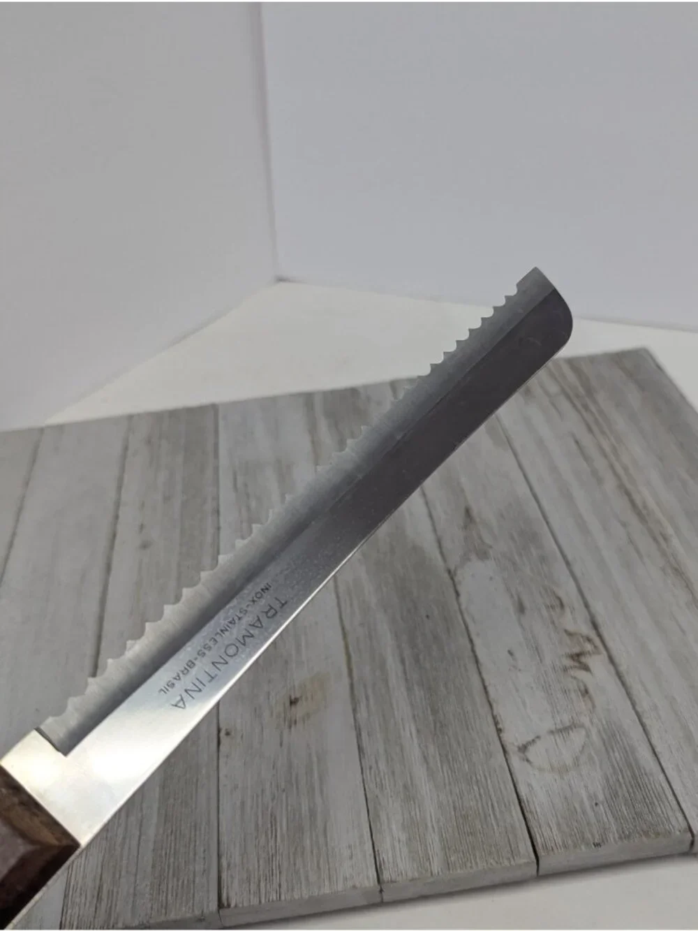 TRAMONTINA Inox Bread Knife Wood Handle 8